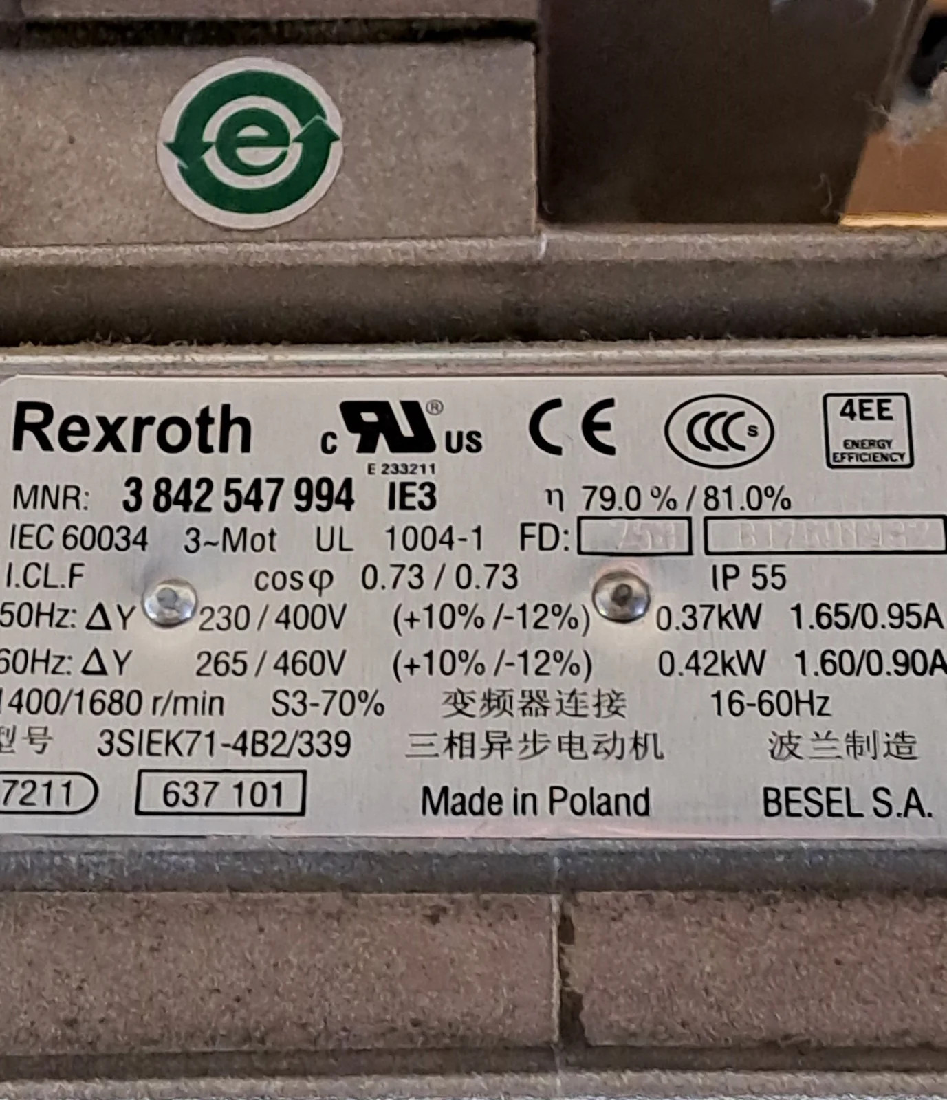 REXROTH  3842999721 + 3842503068 + 3842547994