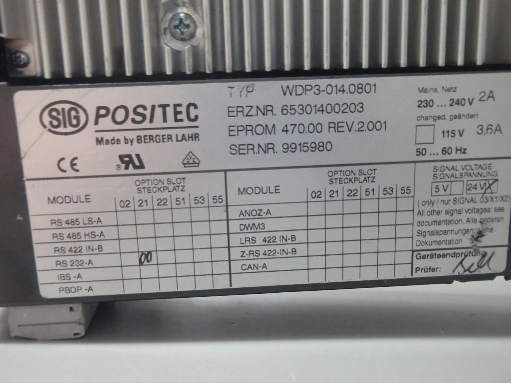 BERGER LAHR WDP3-014.0801