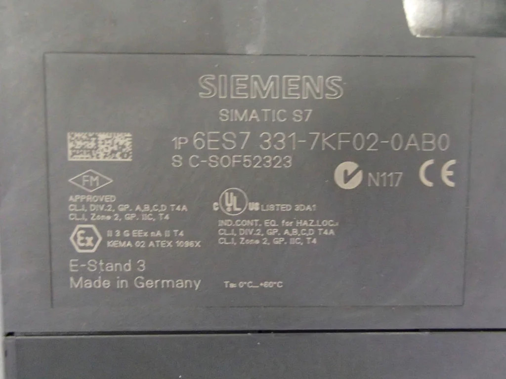 SIEMENS 6ES7331-7KF02-0AB0