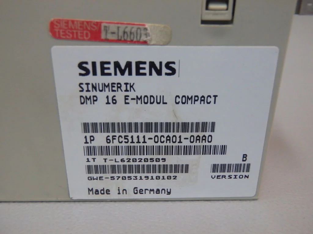 SIEMENS 6FC5111-0CA01-0AA0