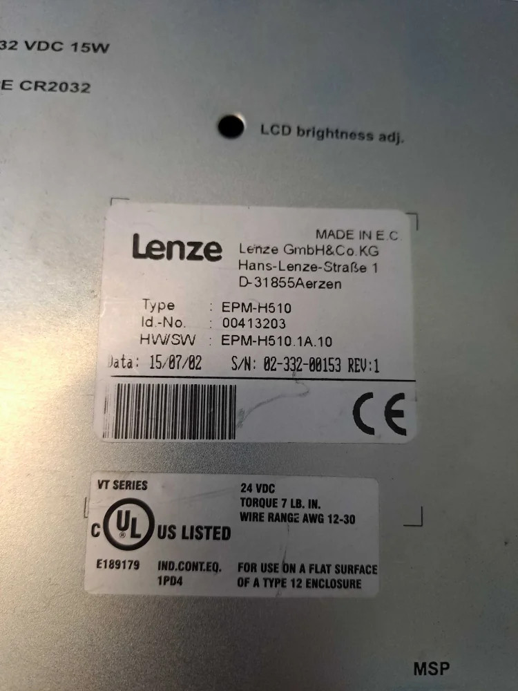 LENZE  EPMH510