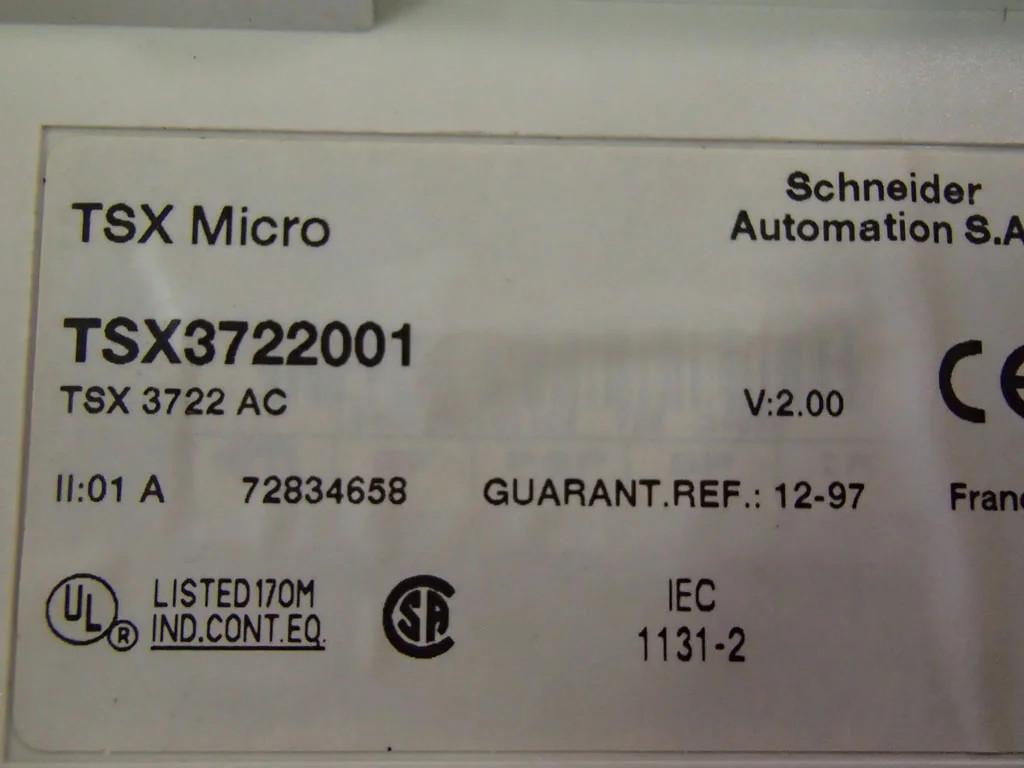 TÉLÉMÉCANIQUE  TSX3722001