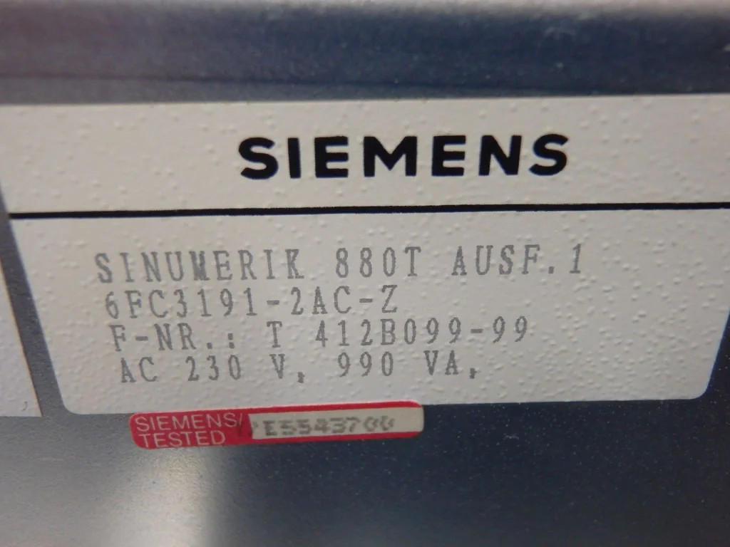 SIEMENS 6FC3191-2AC-Z