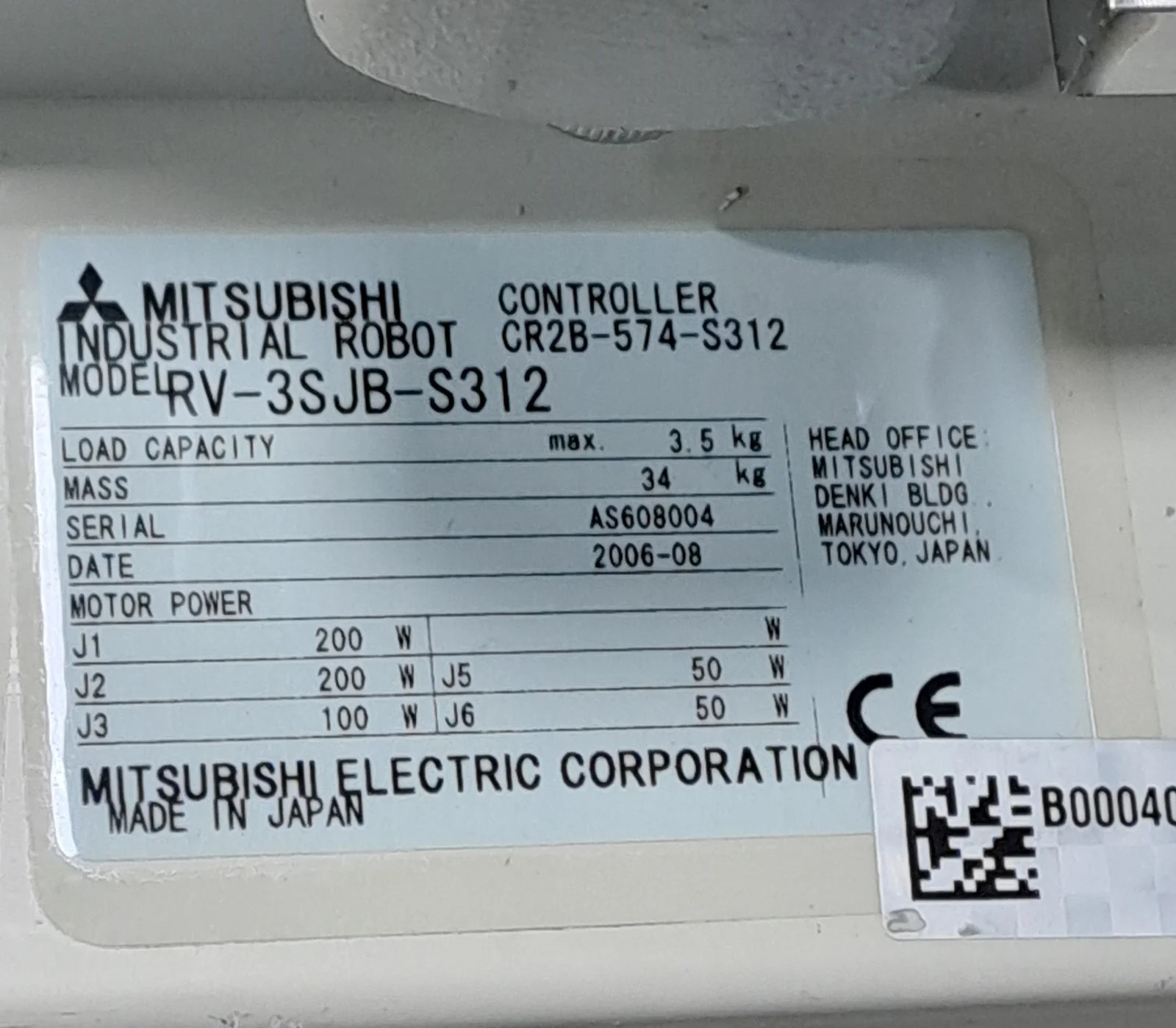 MITSUBISHI  RV-3SJB-S312