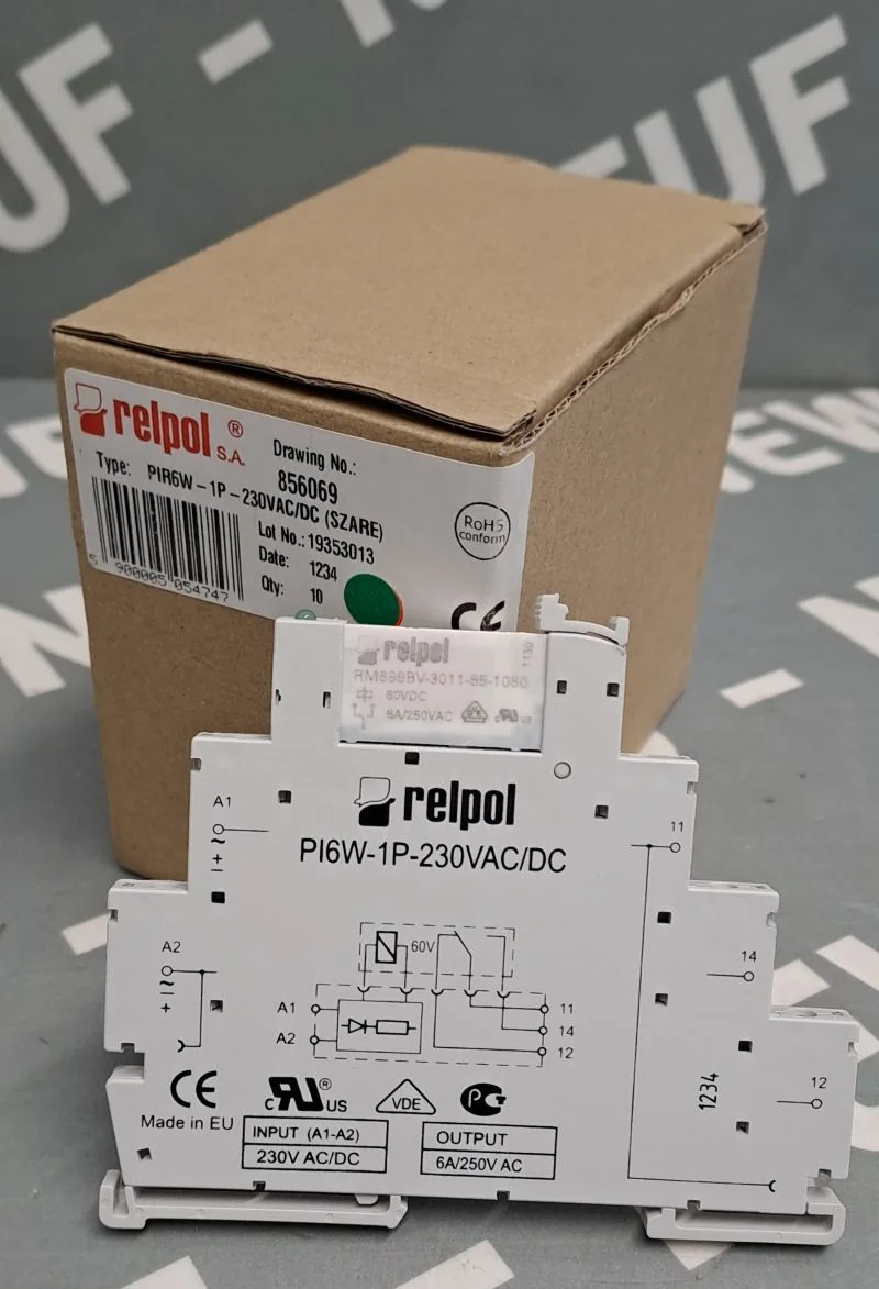 RELPOL PI6W-1P-230VAC/DC