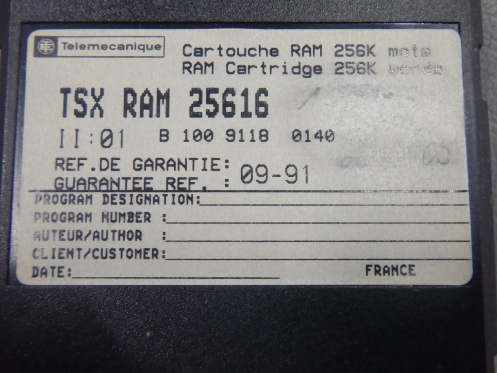 TÉLÉMÉCANIQUE  TSXRAM25616