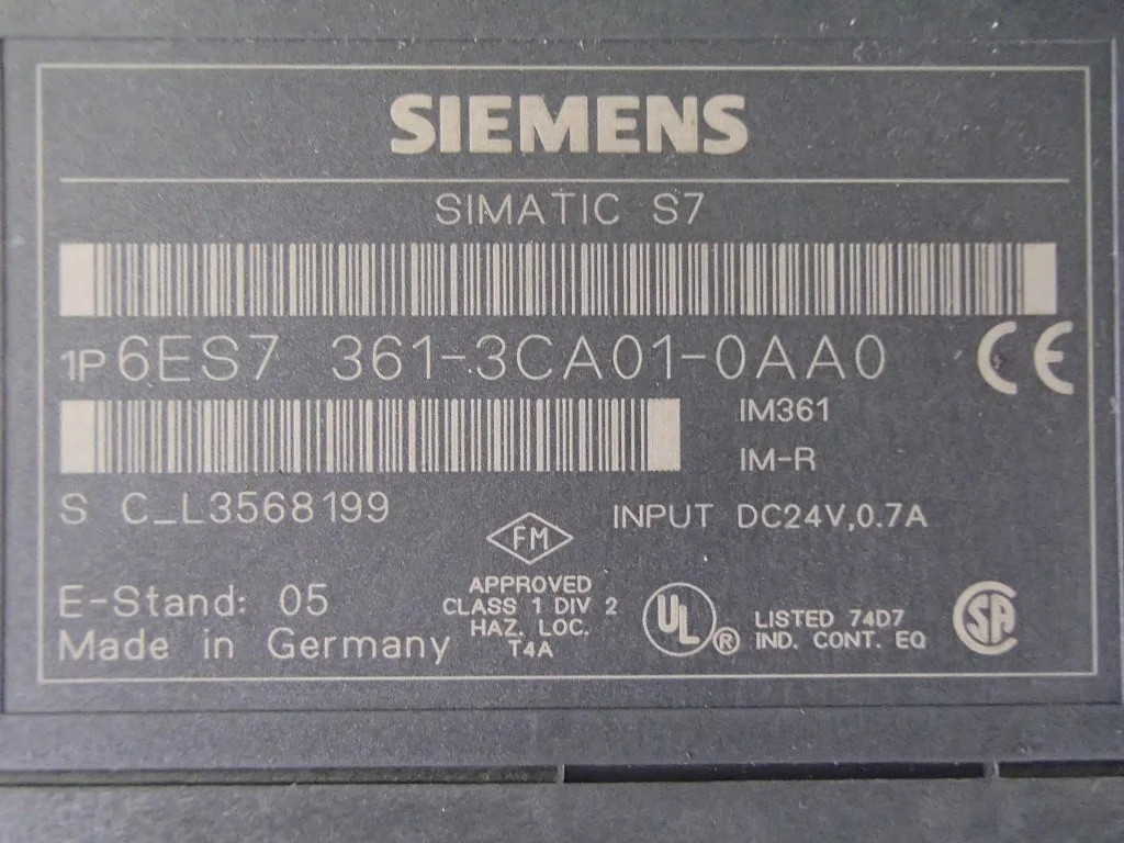 SIEMENS 6ES7361-3CA01-0AA0