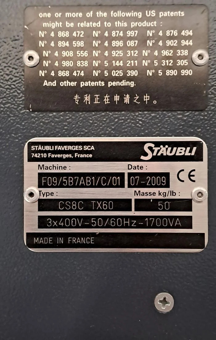 STAUBLI  ROBOT TX60 - CS8C