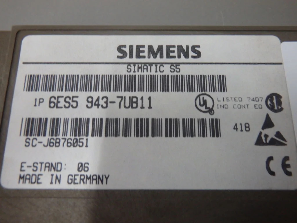 SIEMENS 6ES5943-7UB11