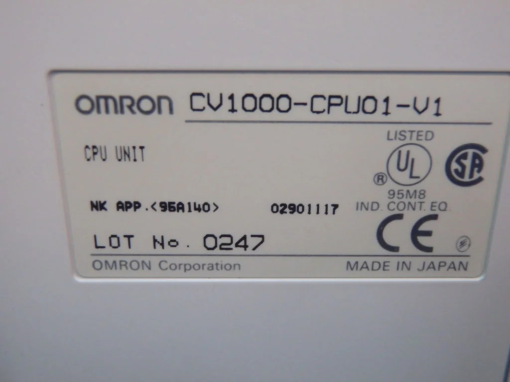 OMRON  CV1000-CPU01-V1