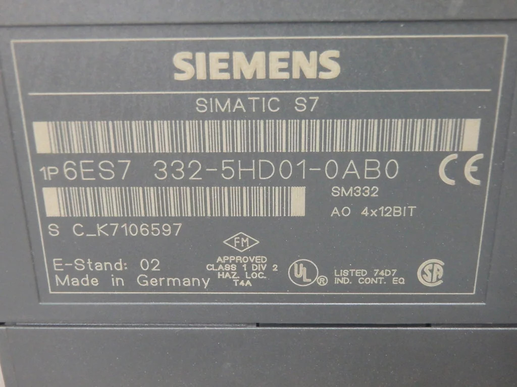 SIEMENS 6ES7332-5HD01-0AB0