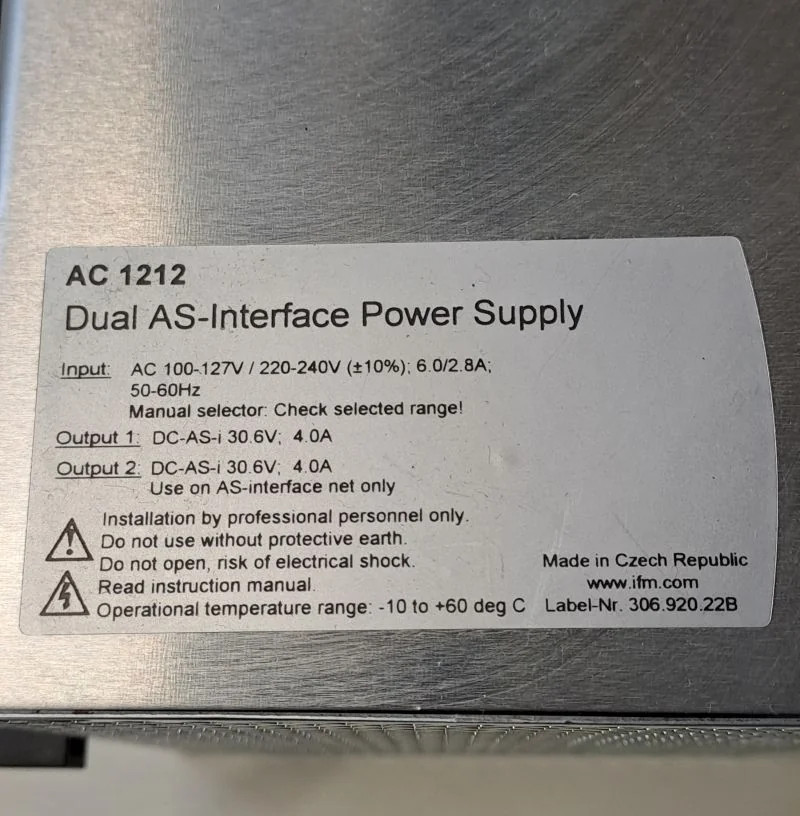 IFM ELECTRONIC AC1212