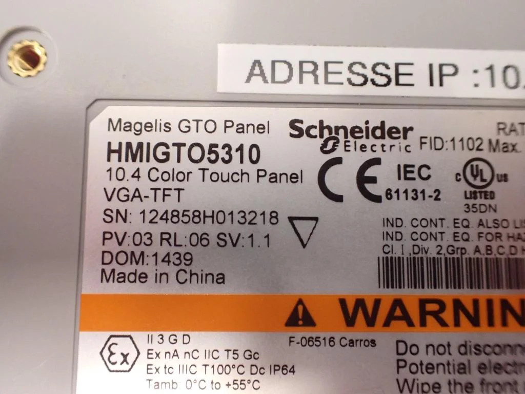 SCHNEIDER  HMIGTO5310