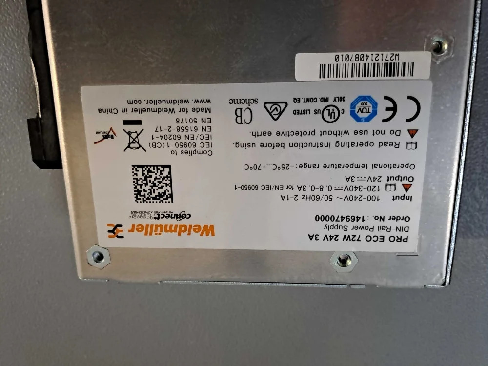 WEIDMULLER  PROECO72W24V3A