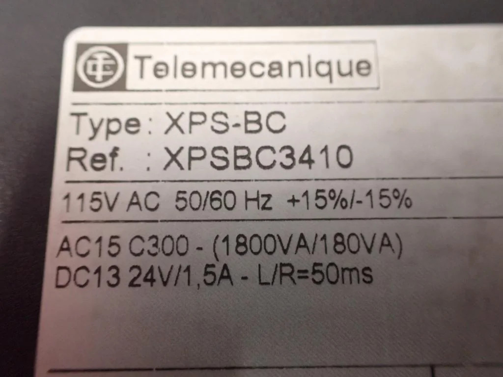 TÉLÉMÉCANIQUE  XPSBC3410