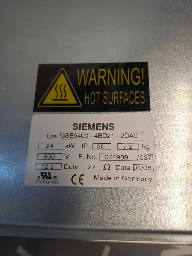 SIEMENS 6SE64004BD212DA0