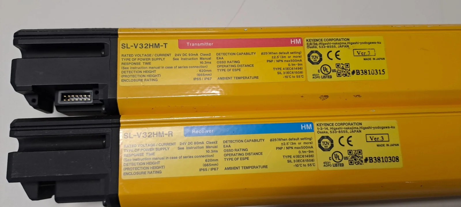 KEYENCE  SL-V32HM-R + SL-V32HM-T