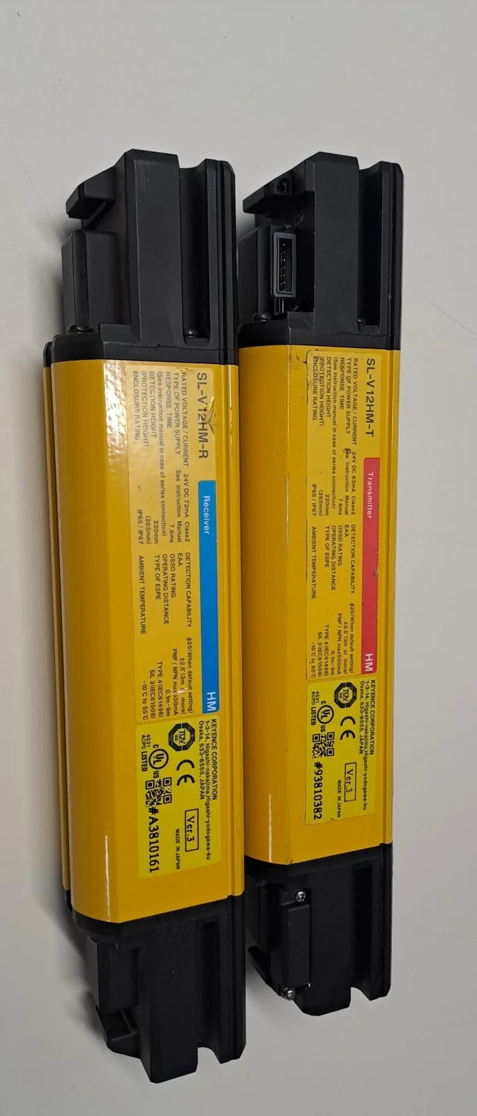 KEYENCE  SL-V12HM-T + SL-V12HM-R