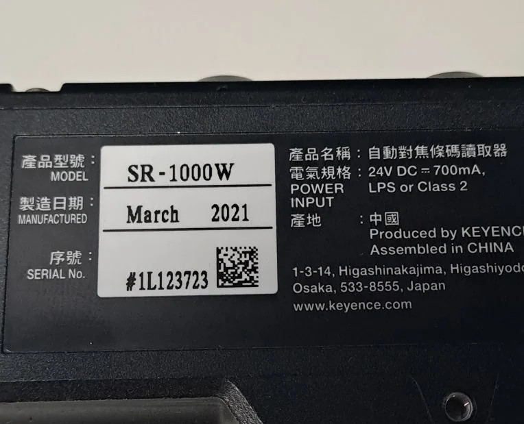 KEYENCE  SR-1000W
