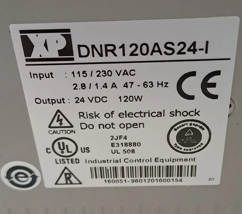 XP POWER DNR120AS24-I