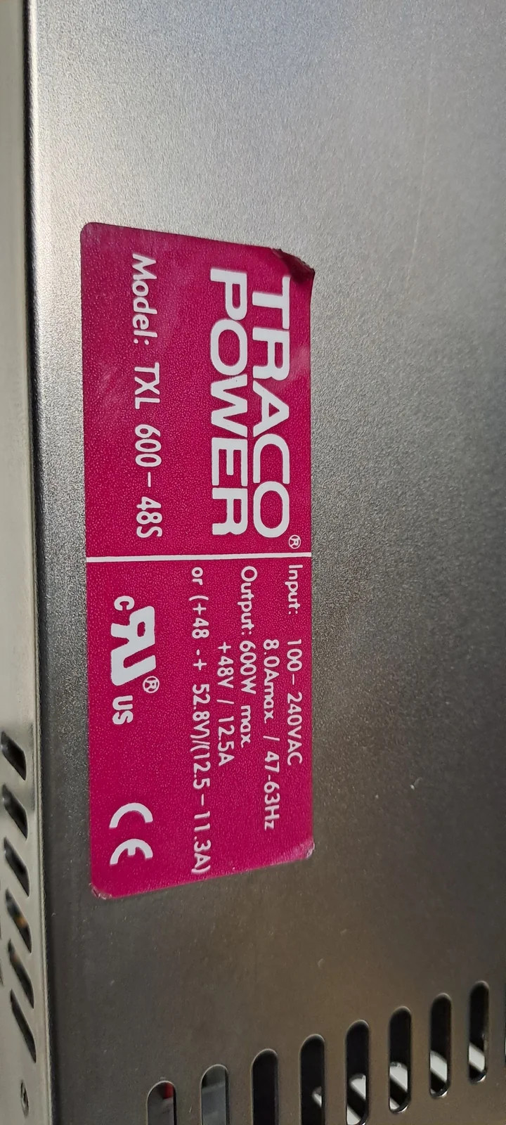 TRACO POWER TXL600-48S