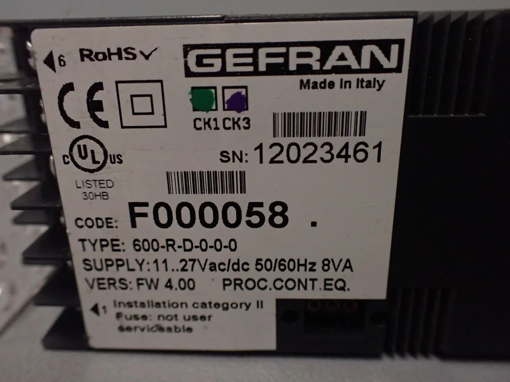 GEFRAN 600-R-D-0-0-0