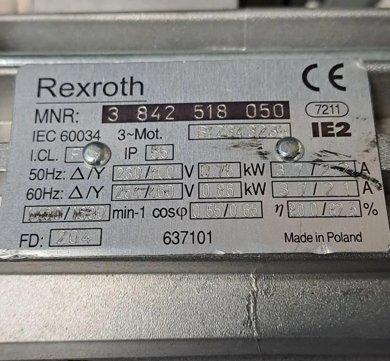REXROTH  3842518050 + 3842519005