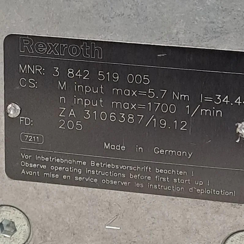 REXROTH  3842518050 + 3842519005
