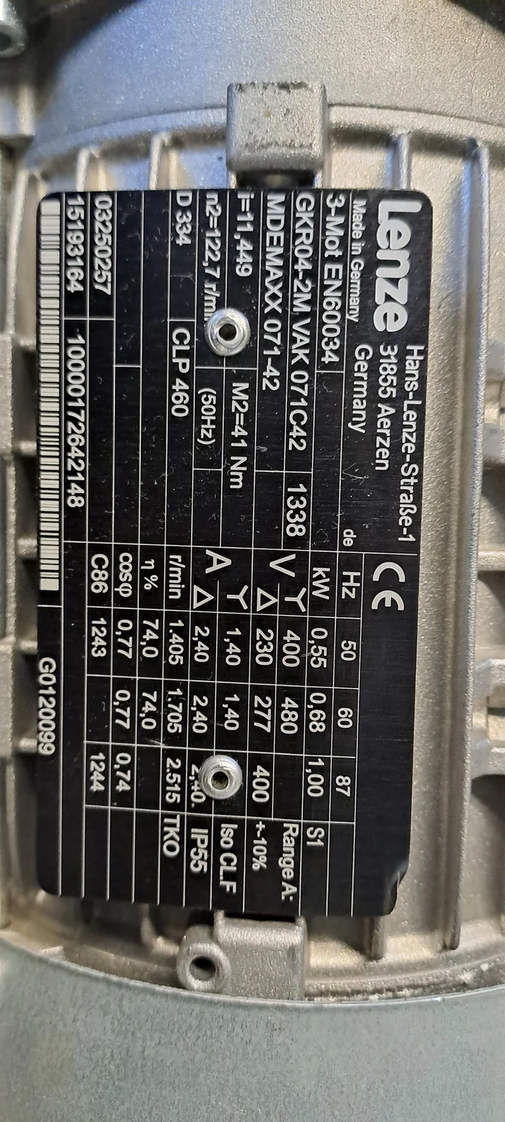 LENZE  GKR04-2MVAK071C42