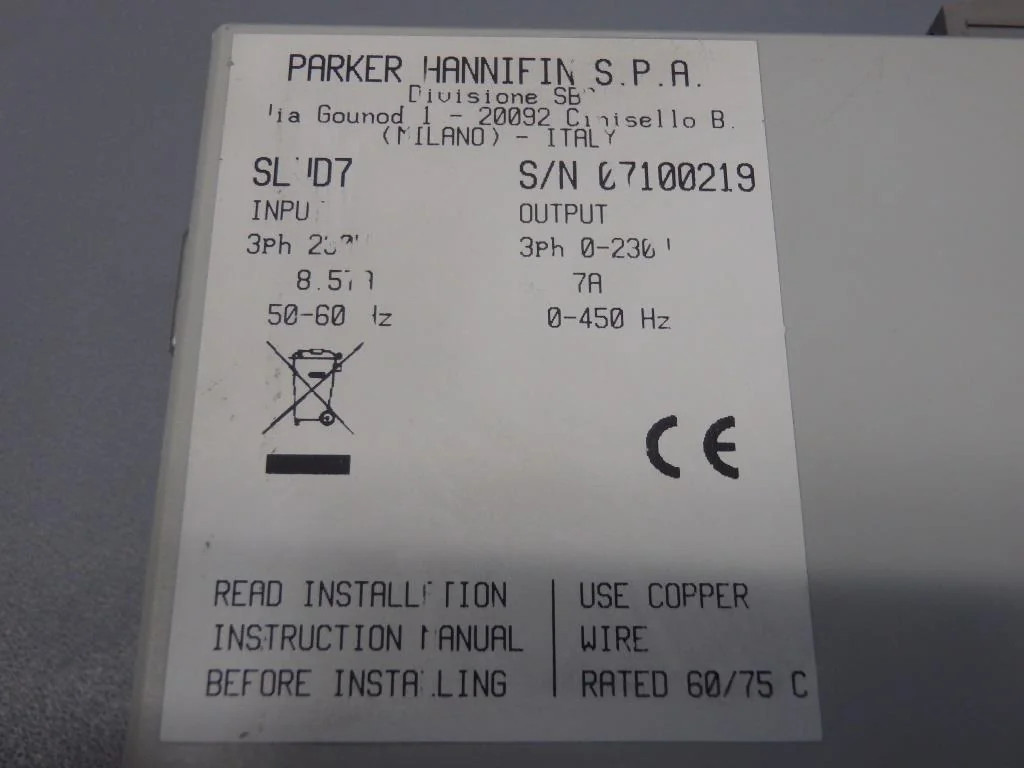 PARKER HANNIFIN SLVD7