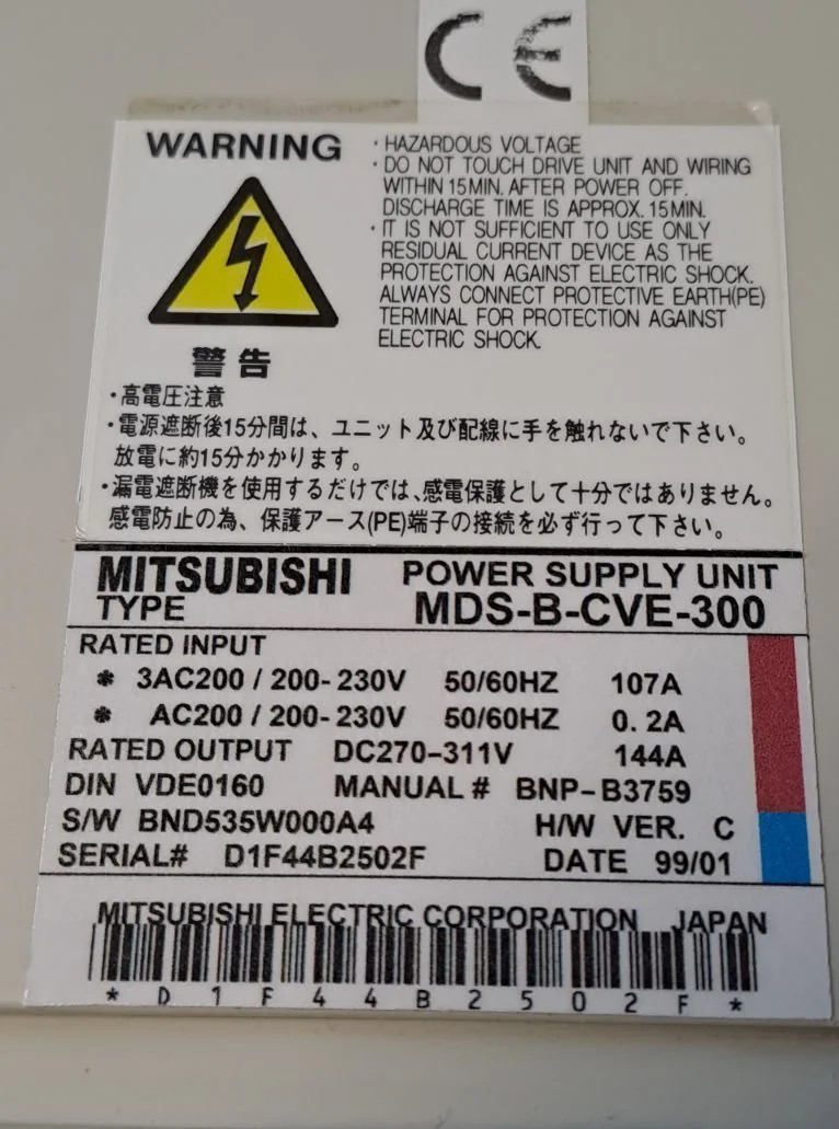 MITSUBISHI  MDS-B-CVE-300