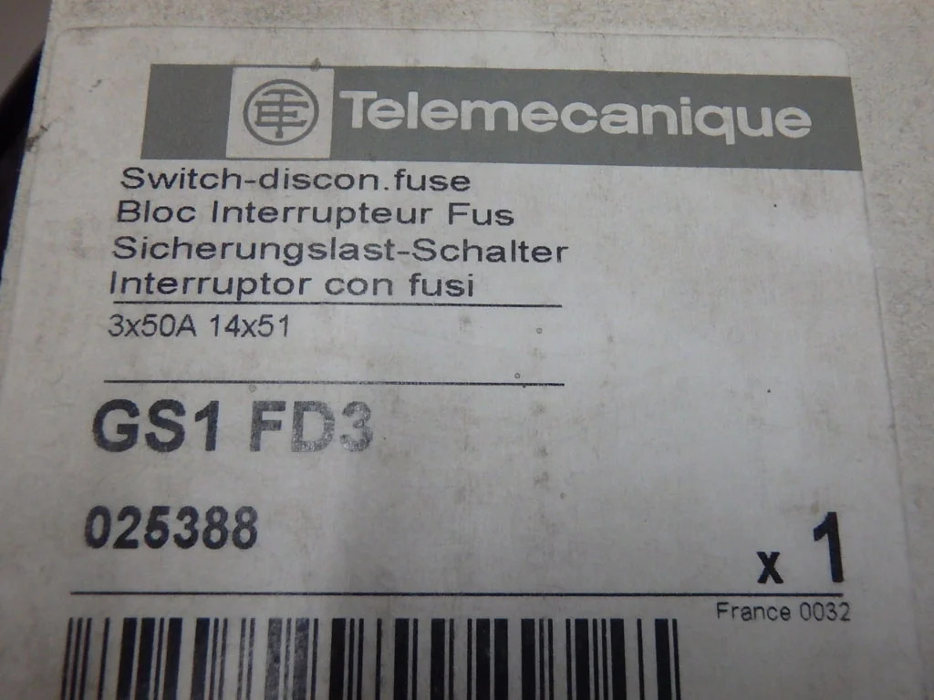 TÉLÉMÉCANIQUE  GS1-FD3