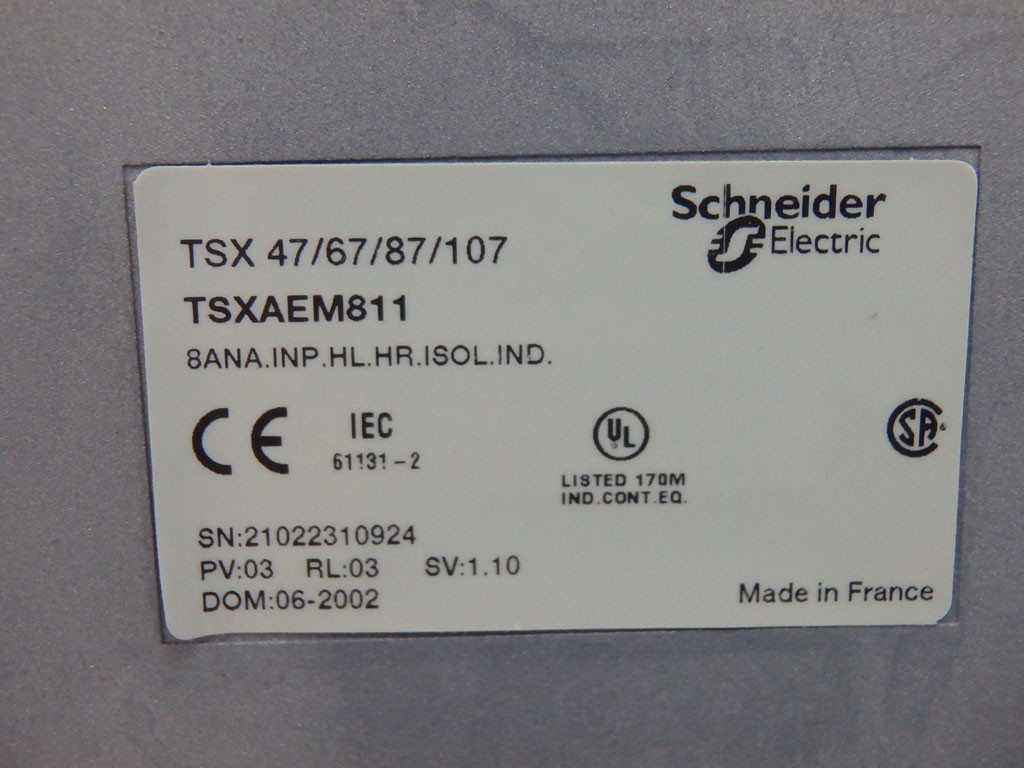 TÉLÉMÉCANIQUE   TSXAEM811 