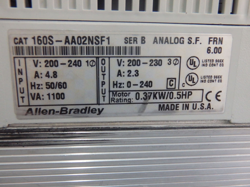 ALLEN-BRADLEY  160S-AA02NSF1SERB