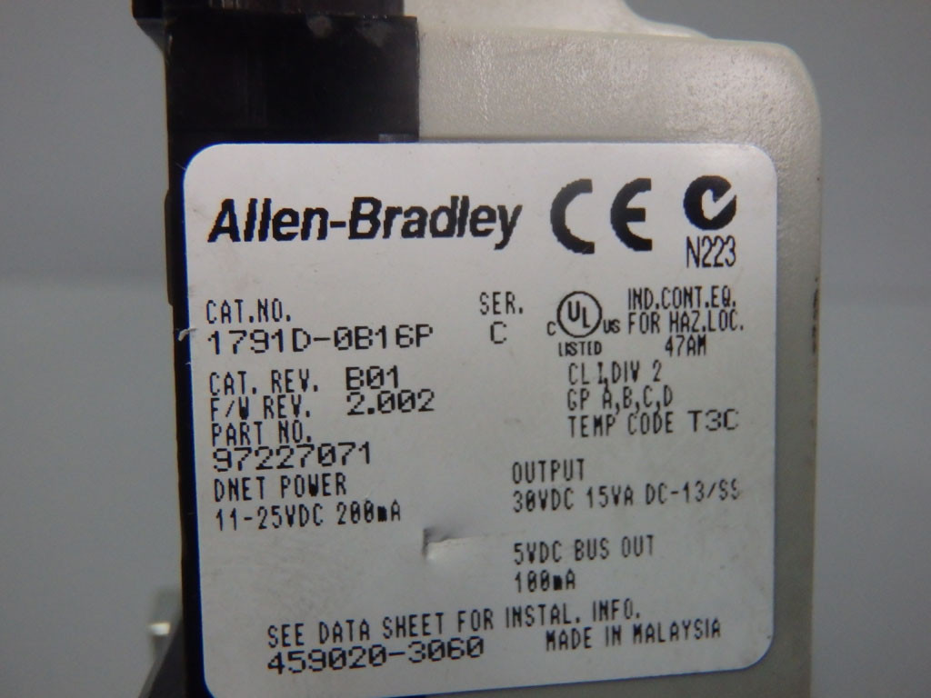 ALLEN-BRADLEY 1791D-OB16P