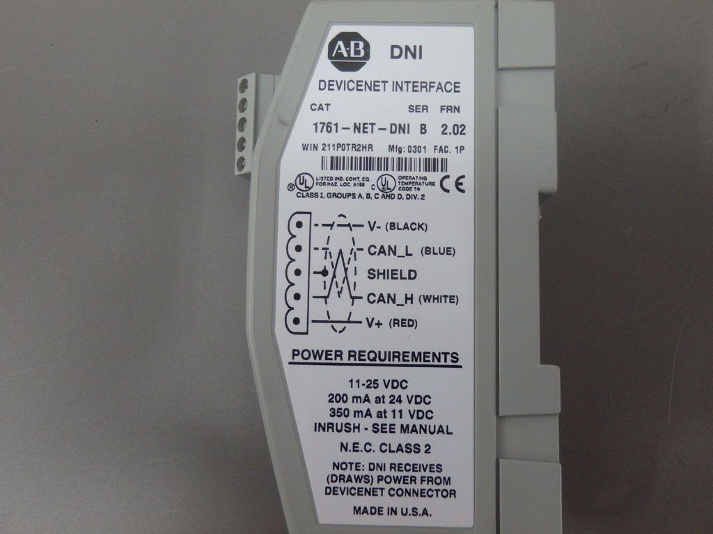 ALLEN-BRADLEY 1761-NET-DNI