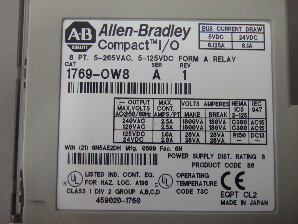 ALLEN-BRADLEY 1769-OW8
