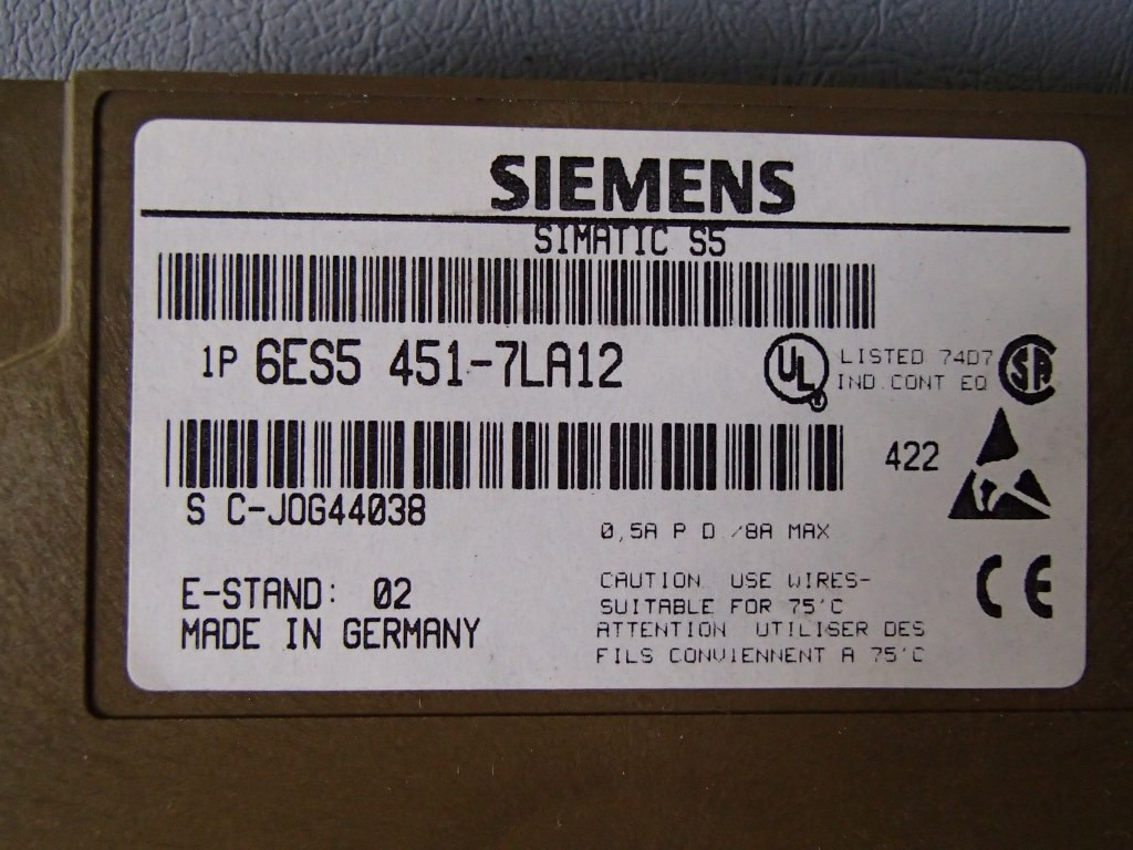 SIEMENS 6ES5451-7LA12