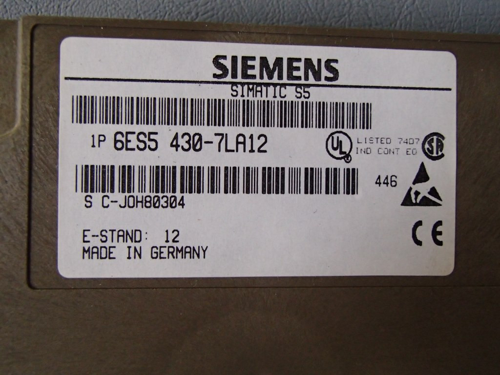 SIEMENS 6ES5430-7LA12