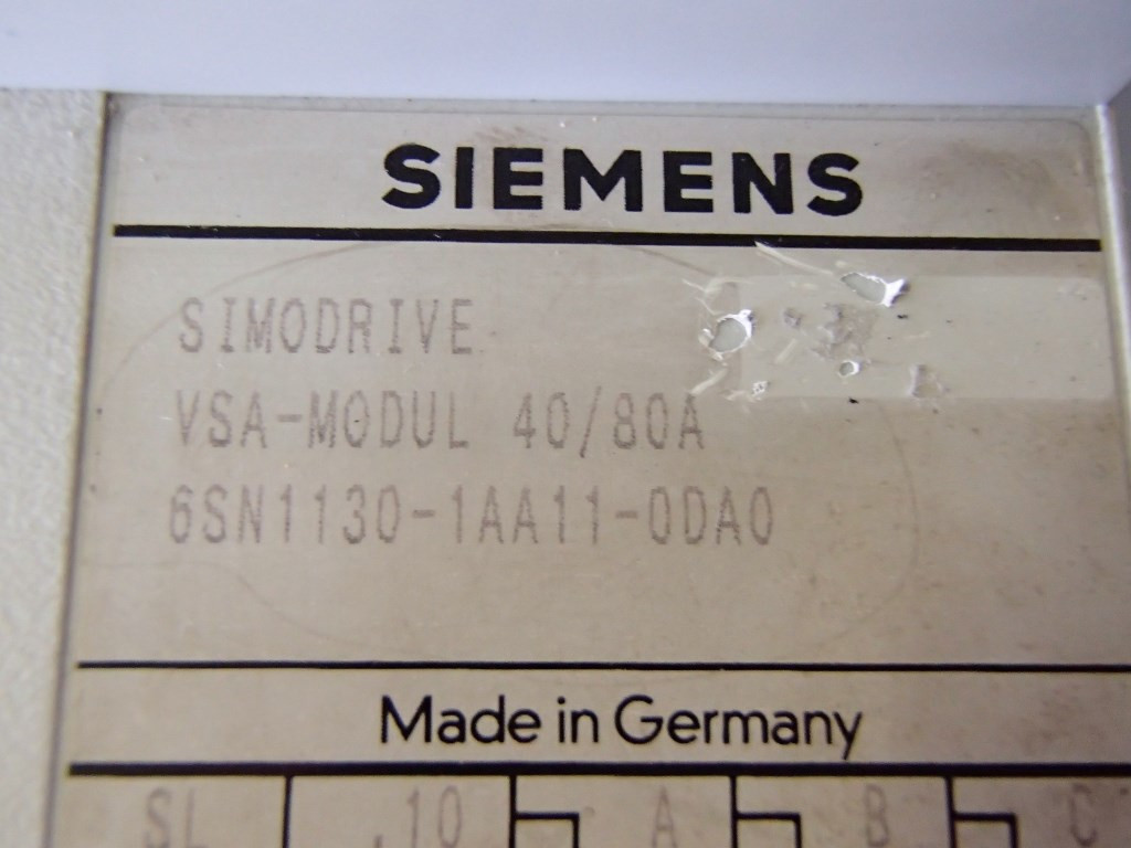 SIEMENS 6SN11301AA110DA0