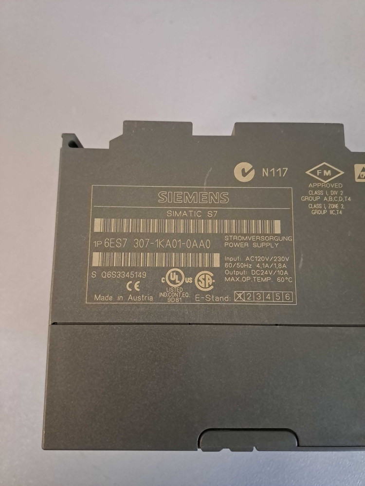 SIEMENS 6ES7307-1KA01-0AA0