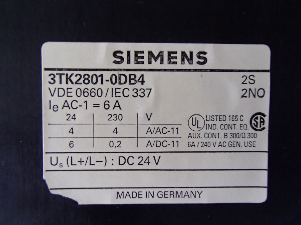 SIEMENS 3TK2801-0DB4
