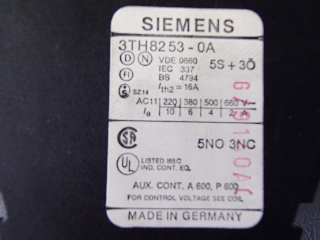 SIEMENS 3TH8253-0A