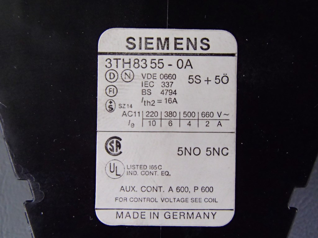 SIEMENS 3TH8355-0A