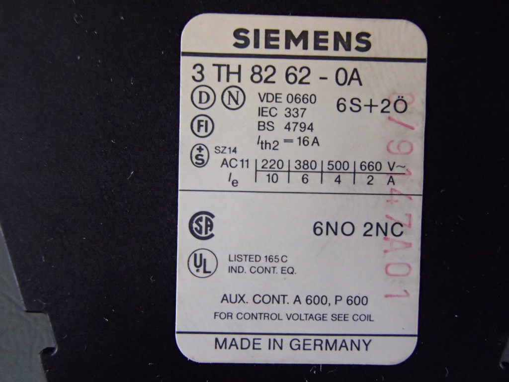 SIEMENS 3TH8262-0A