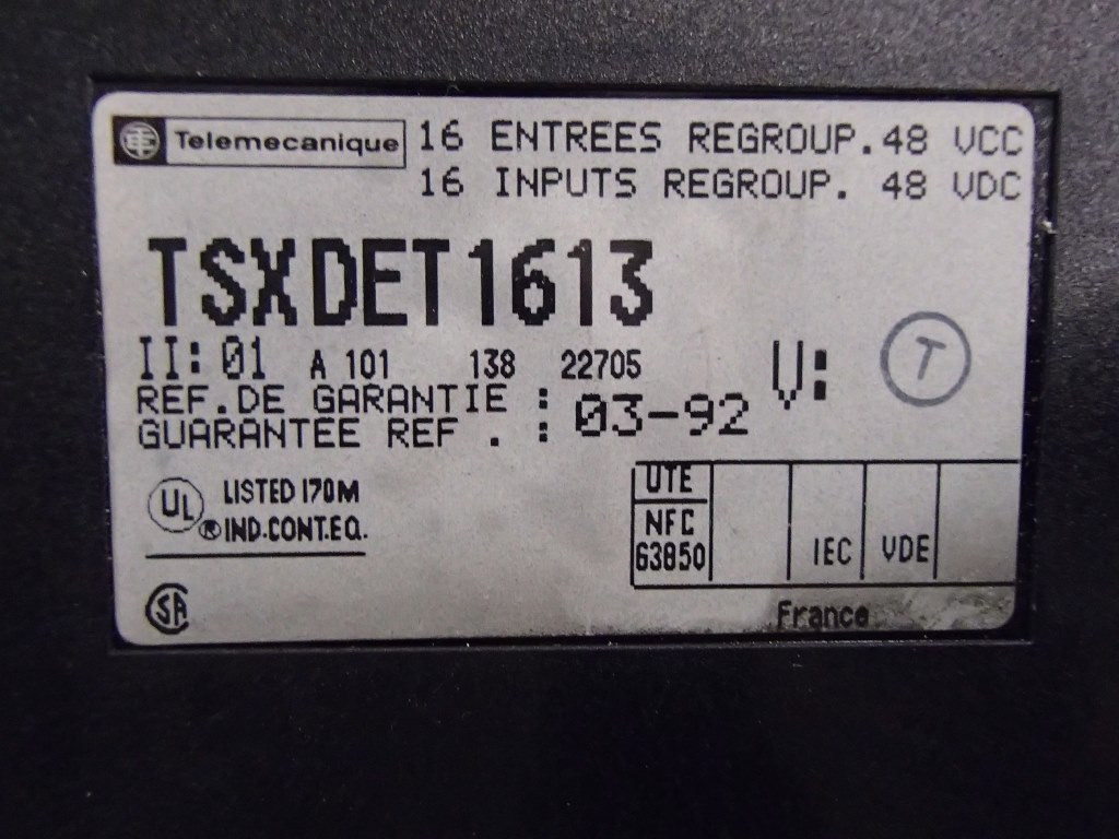 TÉLÉMÉCANIQUE  TSXDET1613