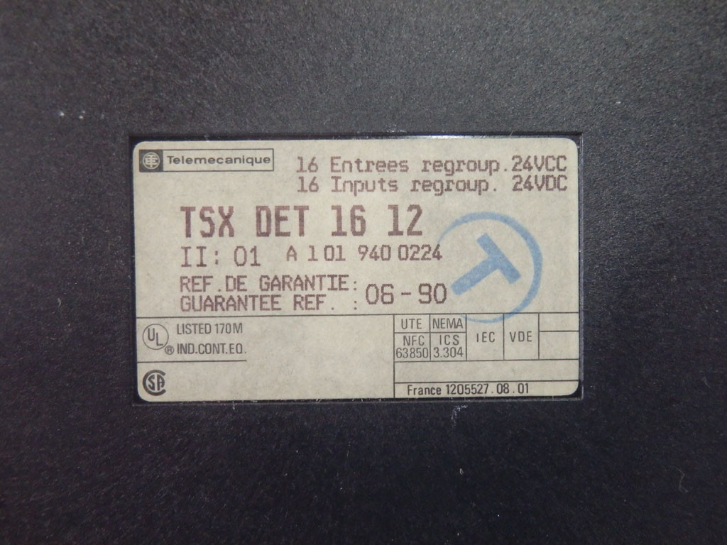 TÉLÉMÉCANIQUE  TSXDET1612