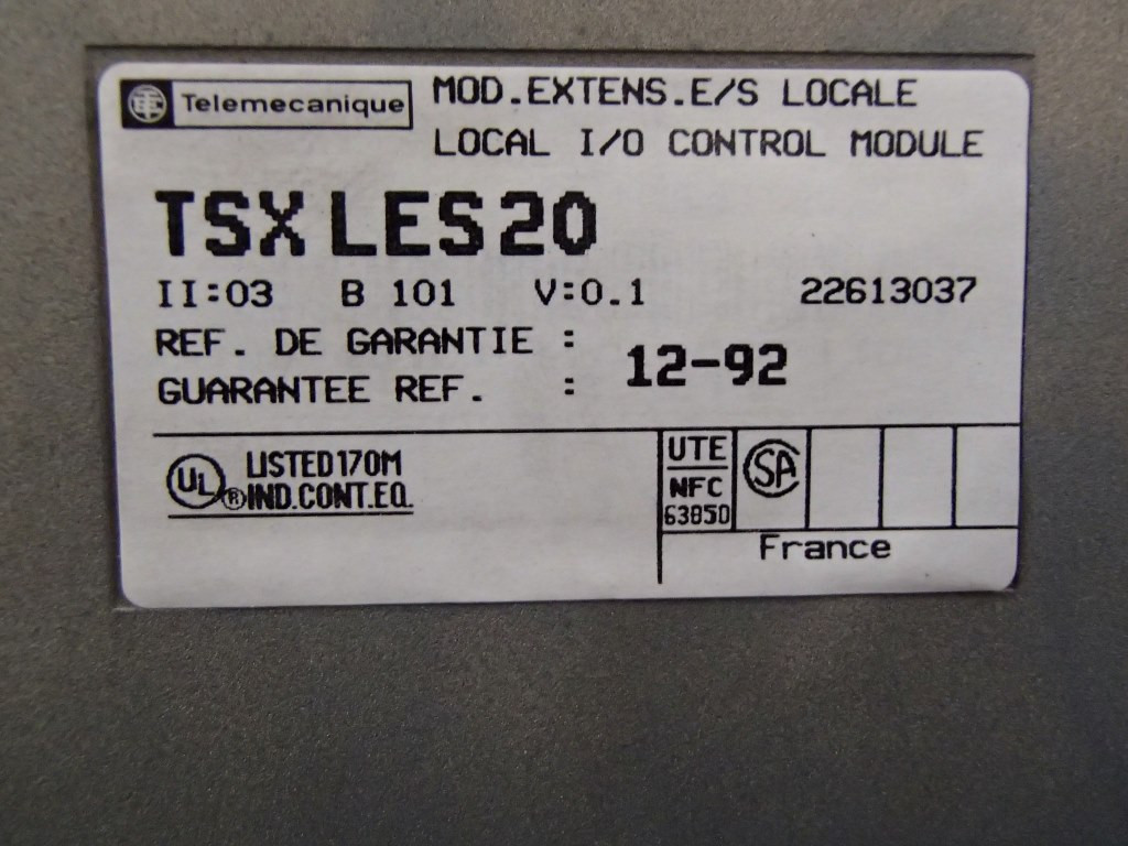 TÉLÉMÉCANIQUE  TSXLES20