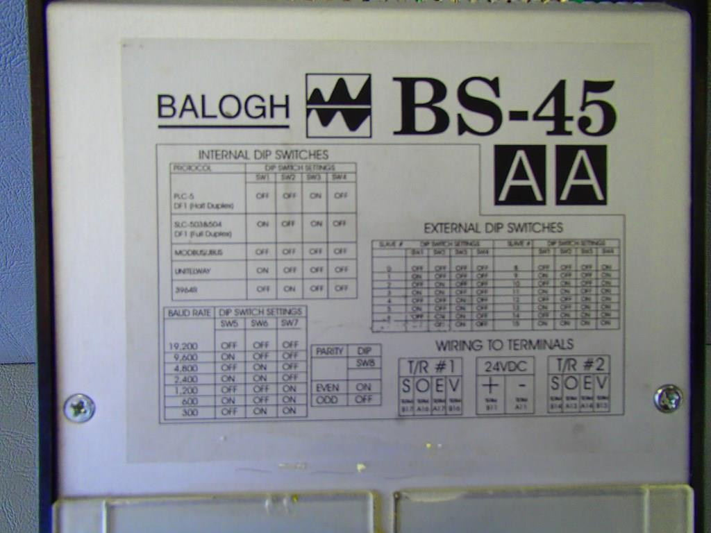 BALOGH BS-45REVB