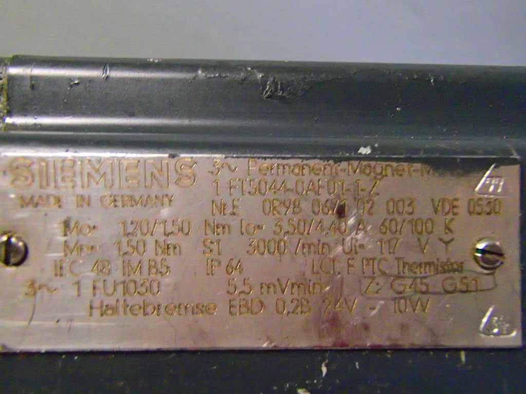 SIEMENS 1FT5044-0AF01-1-Z